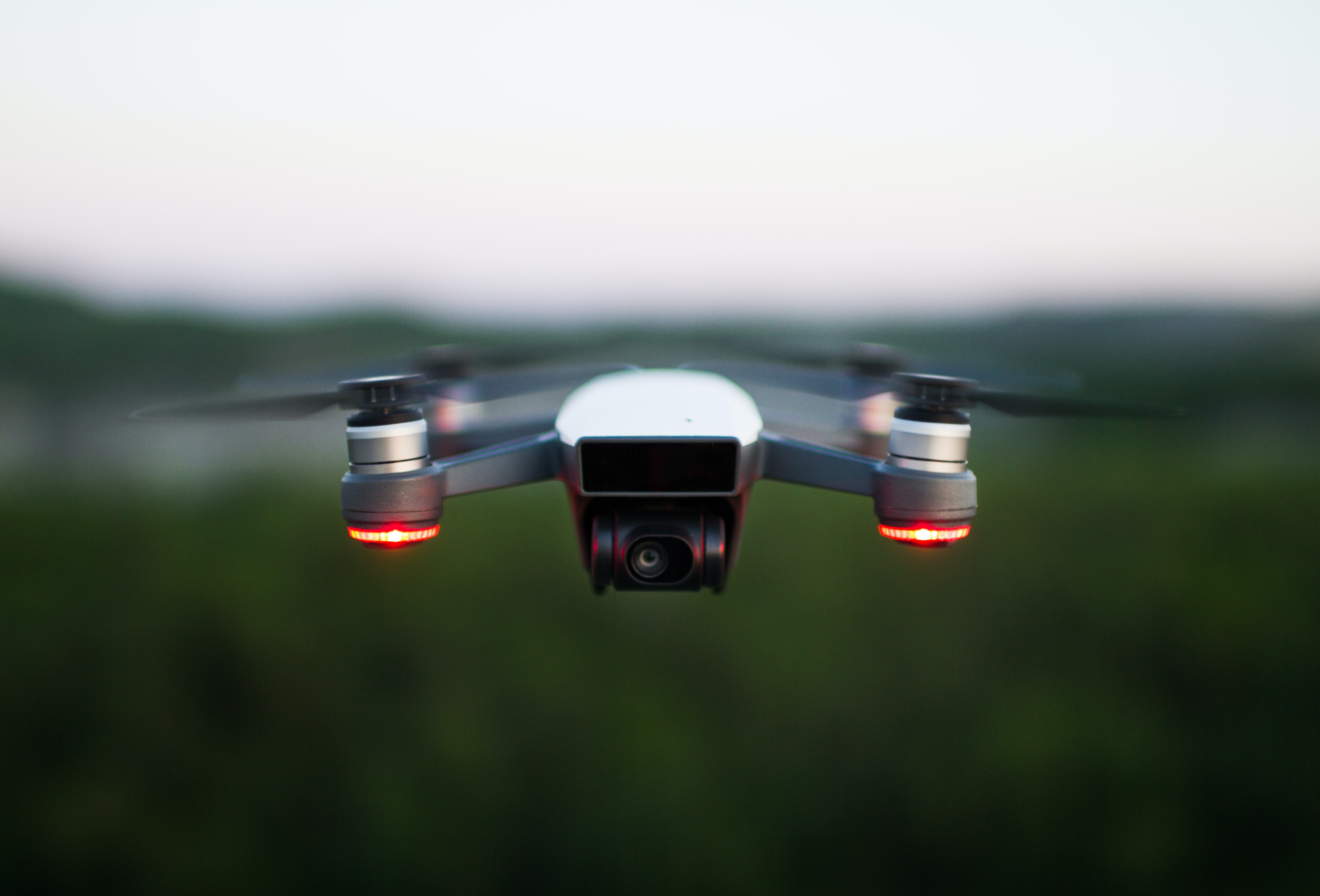 One of our drones in action during a farm survey